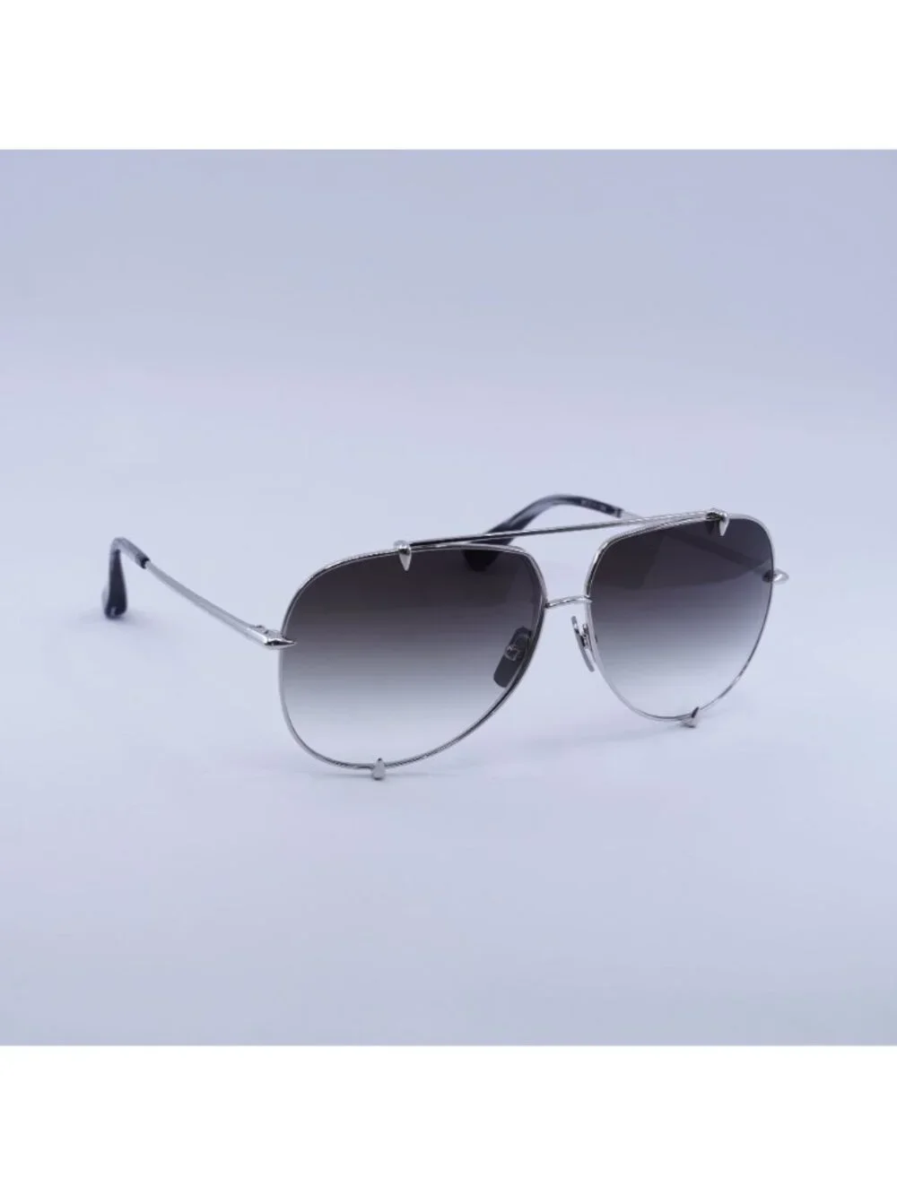 Dita TALON-23007-I-62 Sunglasses Silver Aviator Frame, Grey Lenses